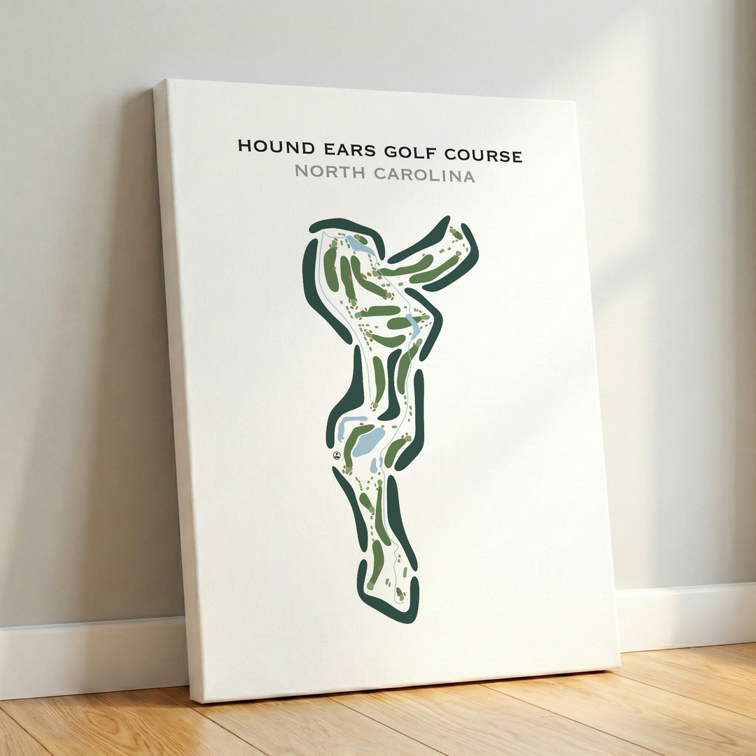 Hound Ears Golf Course, North Carolina - Printed Golf Courses