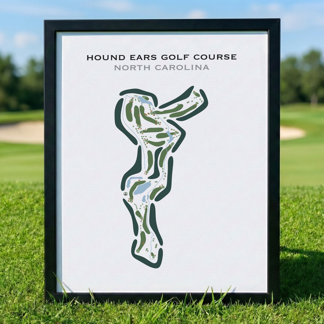 Hound Ears Golf Course, North Carolina - Printed Golf Courses