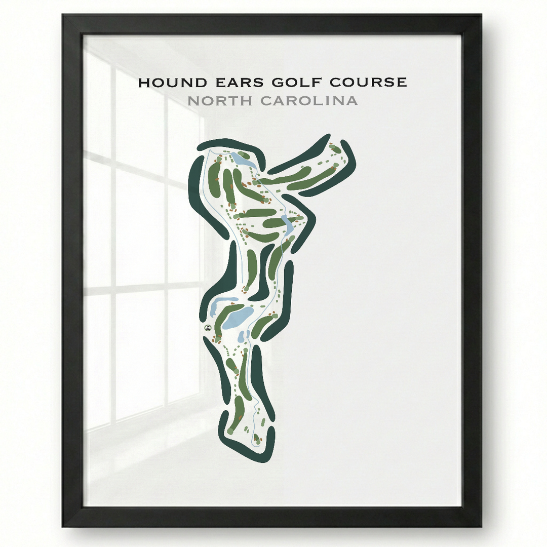 Hound Ears Golf Course, North Carolina - Printed Golf Courses