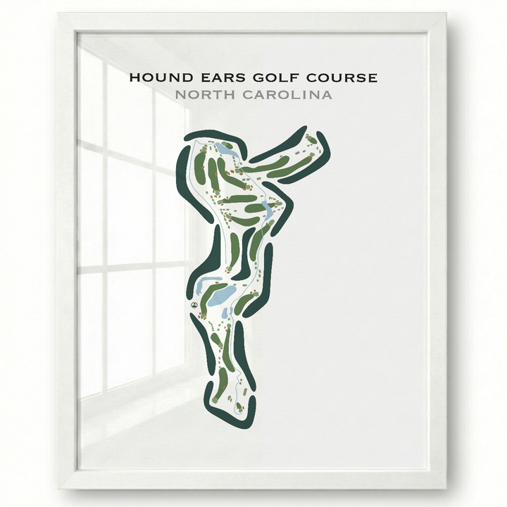 Hound Ears Golf Course, North Carolina - Printed Golf Courses