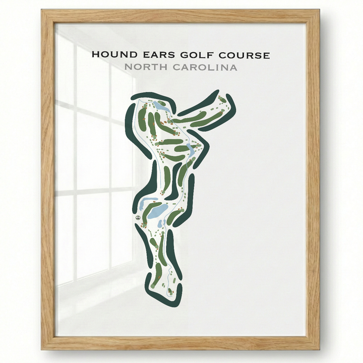 Hound Ears Golf Course, North Carolina - Printed Golf Courses