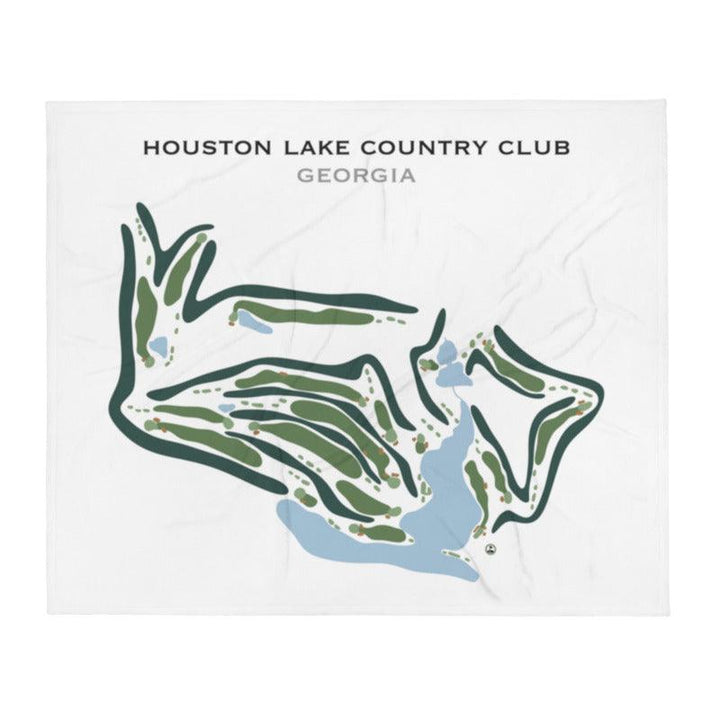 Houston Lake Country Club, Georgia - Printed Golf Courses - Golf Course Prints