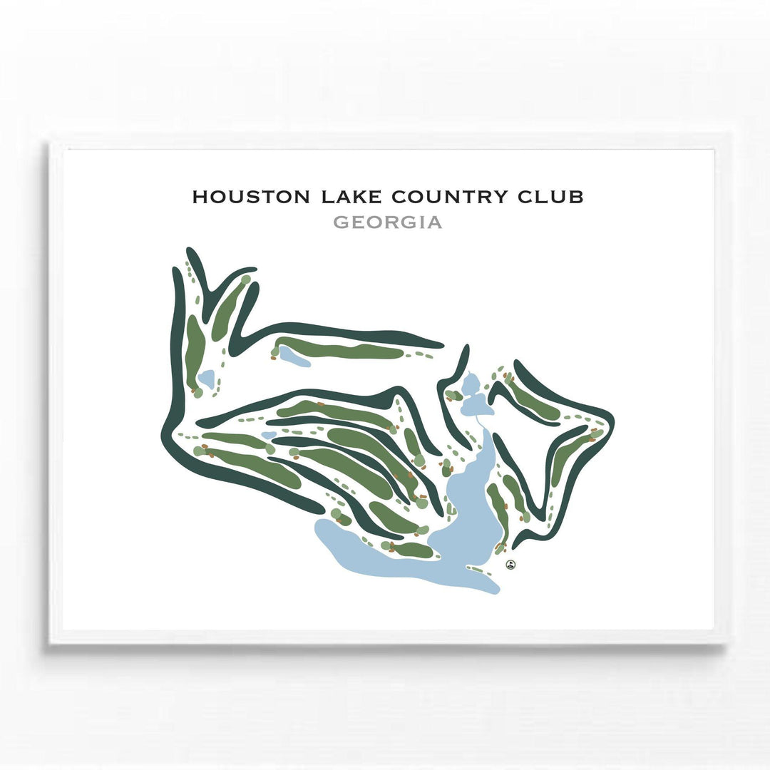 Houston Lake Country Club, Georgia - Printed Golf Courses - Golf Course Prints