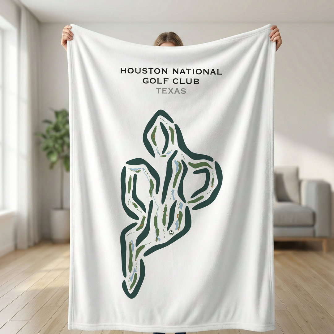 Houston National Golf Club, Texas - Printed Golf Courses