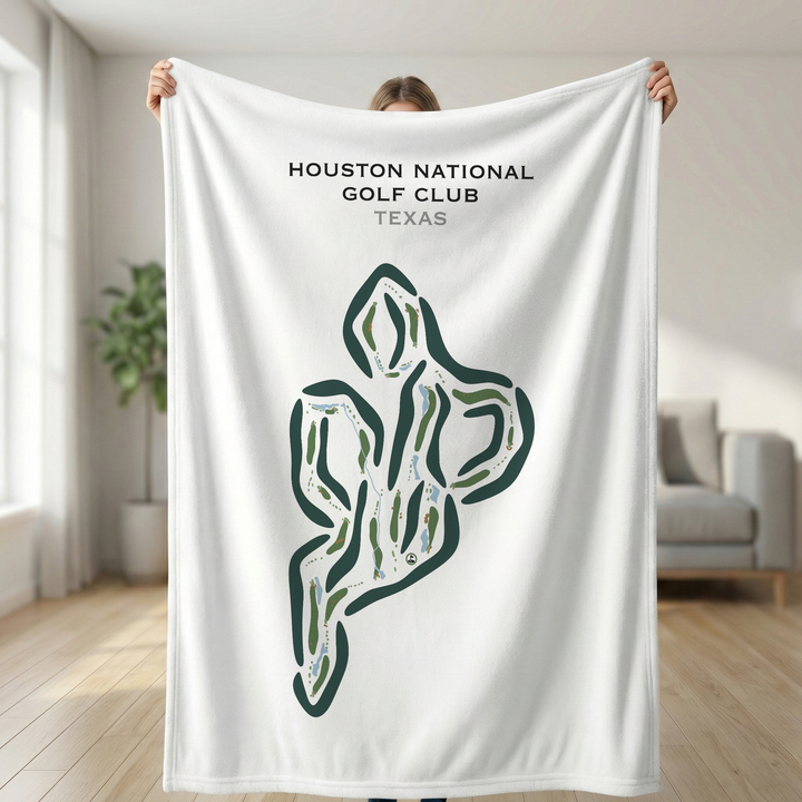 Houston National Golf Club, Texas - Printed Golf Courses