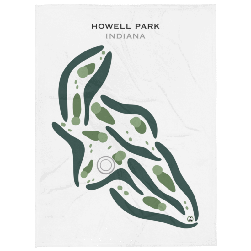 Howell Park Golf Course, Indiana - Printed Golf Courses