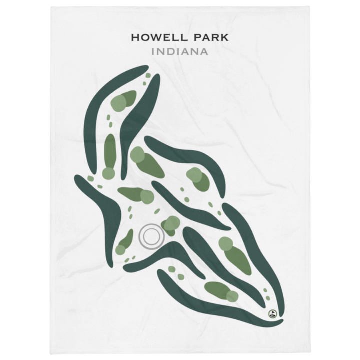 Howell Park Golf Course, Indiana - Printed Golf Courses