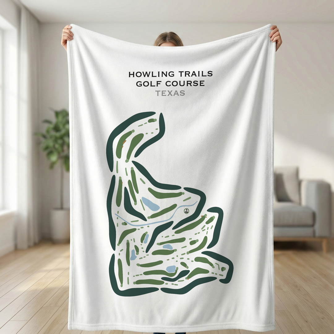 Howling Trails Golf Course, Texas - Printed Golf Courses