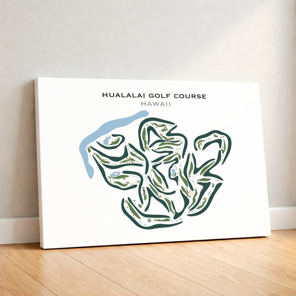 Hualalai Golf Course, Hawaii - Printed Golf Courses