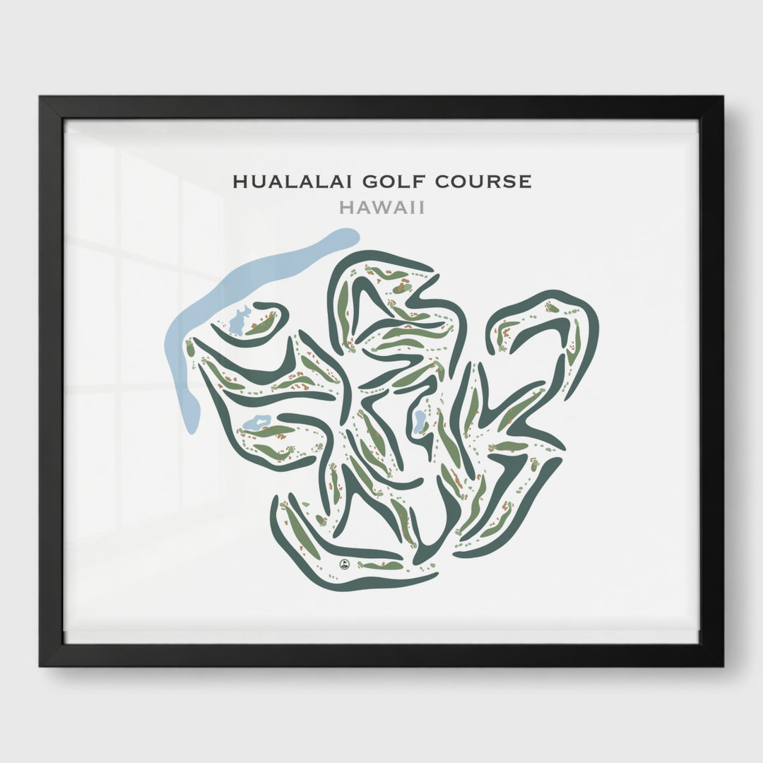 Hualalai Golf Course, Hawaii - Printed Golf Courses