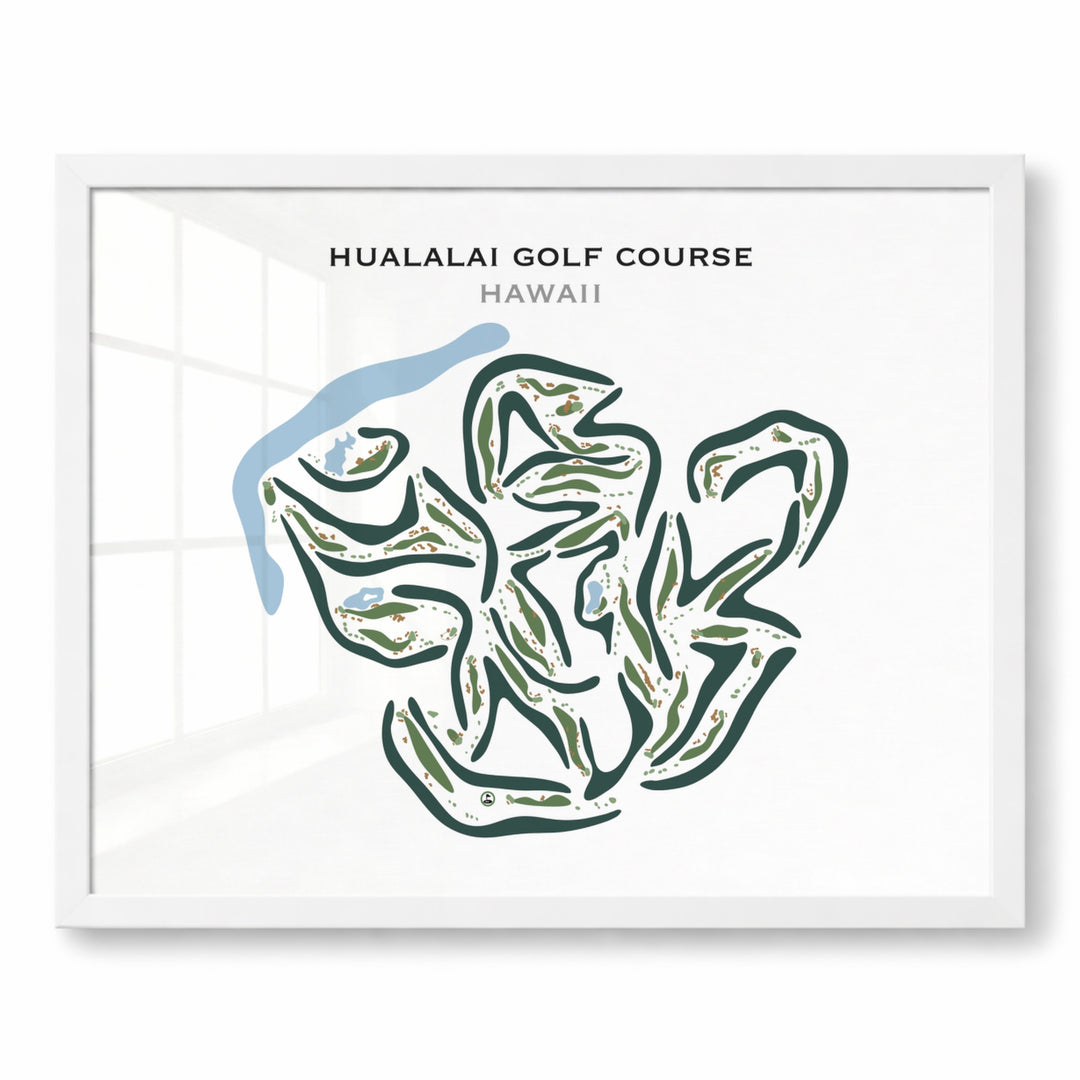 Hualalai Golf Course, Hawaii - Printed Golf Courses