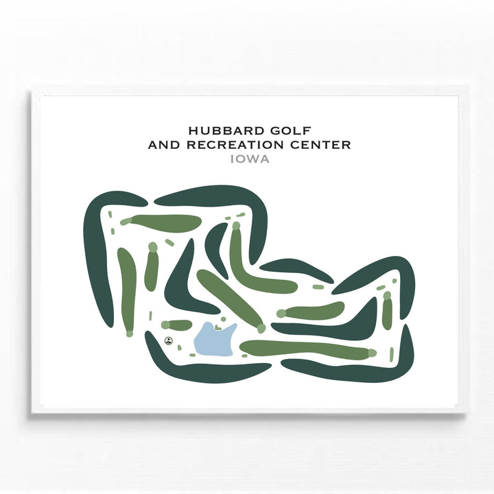 Hubbard Golf & Recreation Center, Iowa - Printed Golf Courses