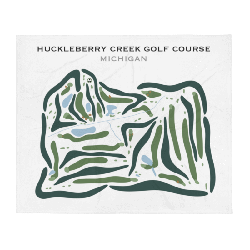 Huckleberry Creek Golf Course, Michigan - Printed Golf Courses