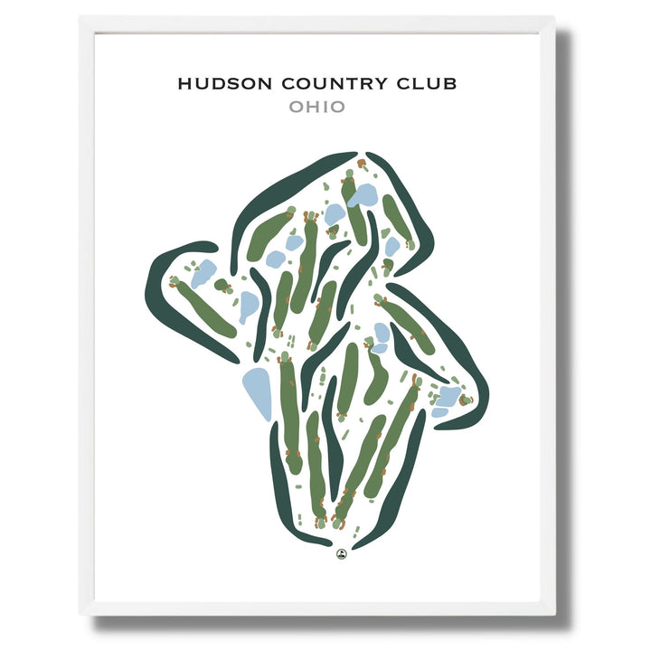 The Country Club of Hudson, Ohio - Printed Golf Courses