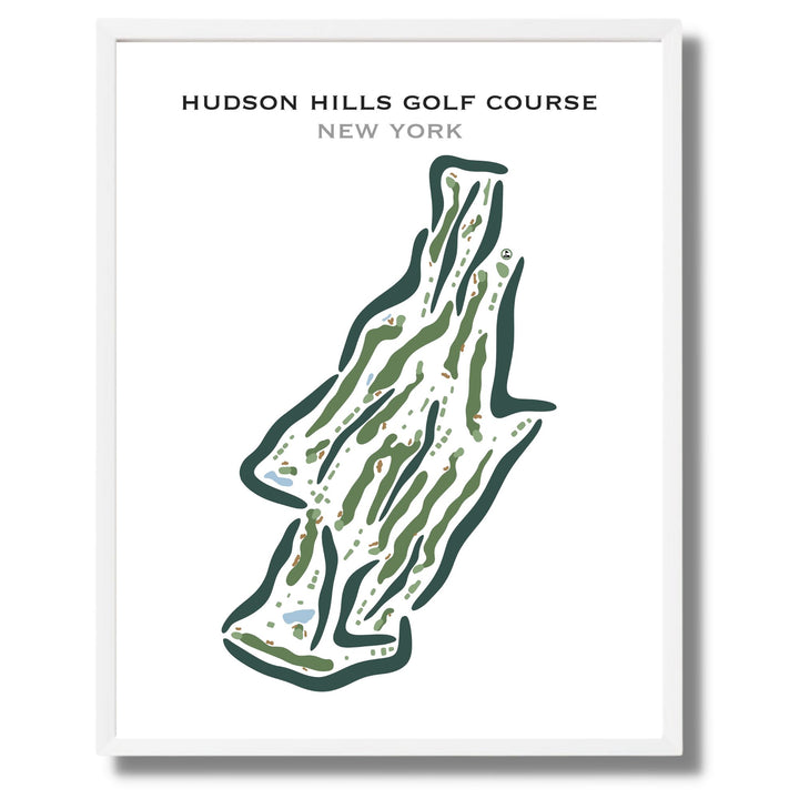 Hudson Hills Golf Course, New York - Printed Golf Courses