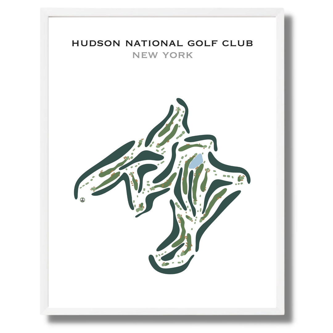 Hudson National Golf Club, New York - Printed Golf Course
