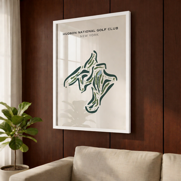 Hudson National Golf Club, New York - Printed Golf Course