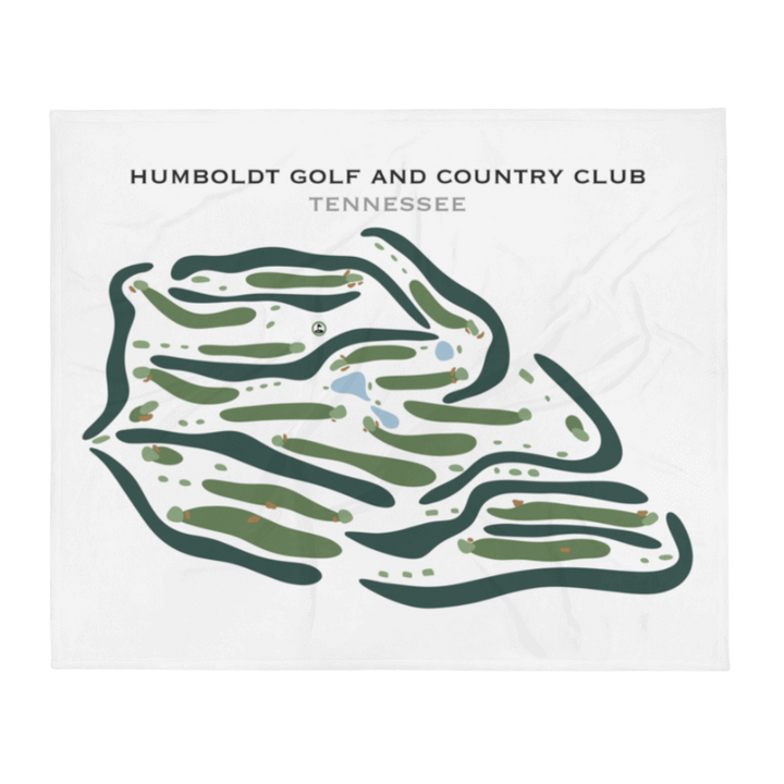 Humboldt Golf and Country Club, Tennessee - Printed Golf Courses