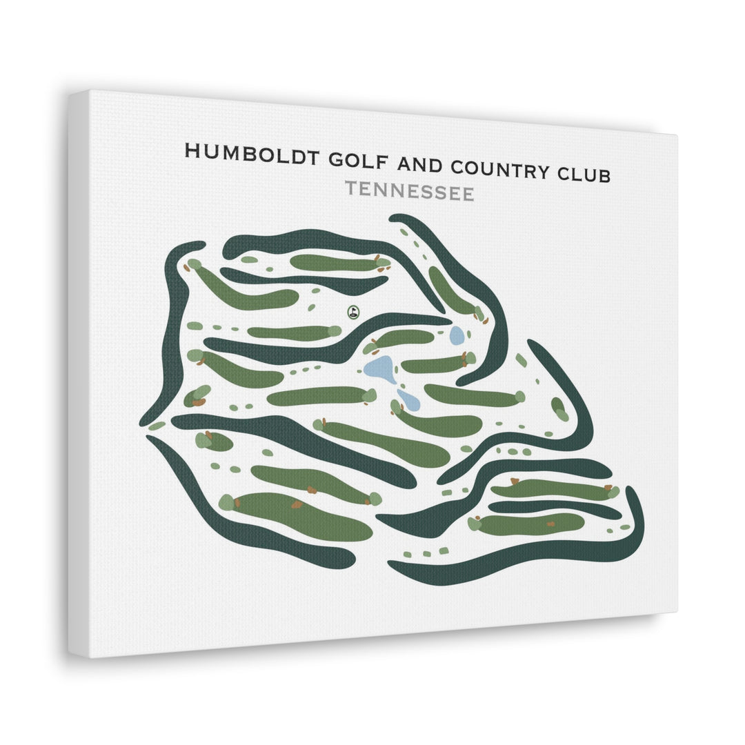 Humboldt Golf and Country Club, Tennessee - Printed Golf Courses