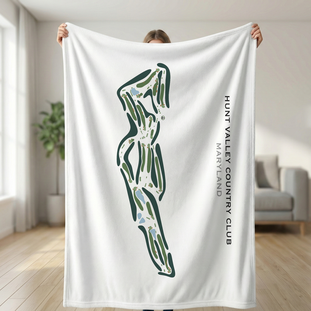 Hunt Valley Country Club, Maryland - Printed Golf Course