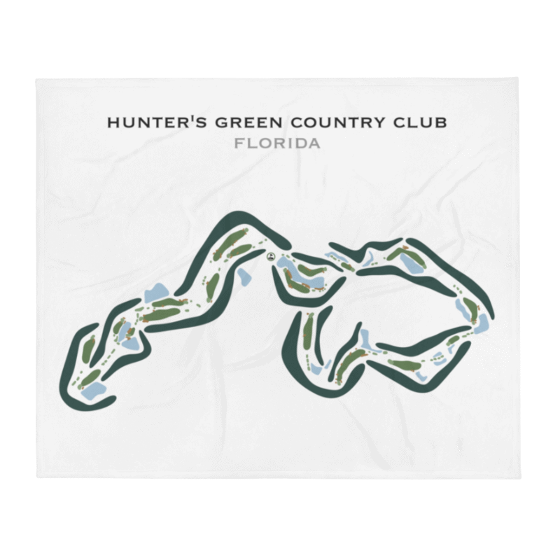 Hunter's Green Country Club, Florida - Printed Golf Courses