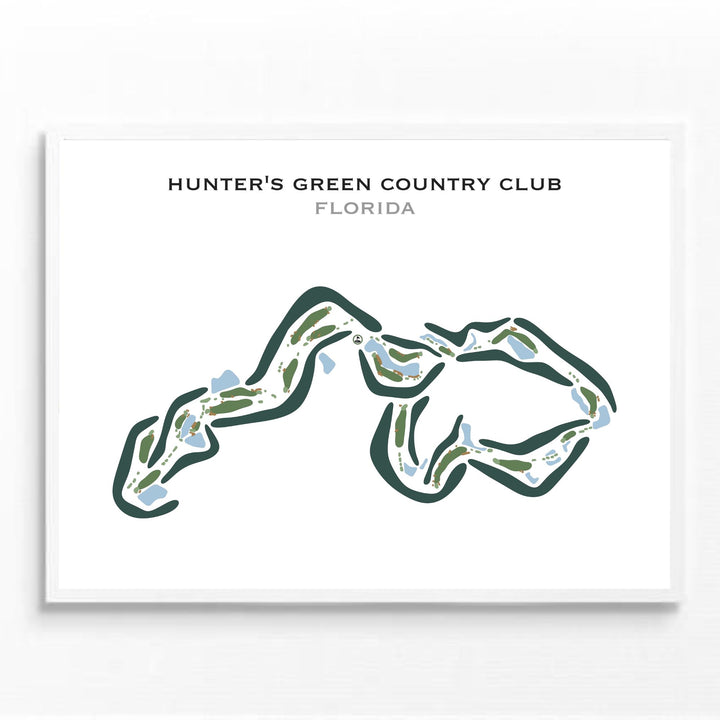 Hunter's Green Country Club, Florida - Printed Golf Courses