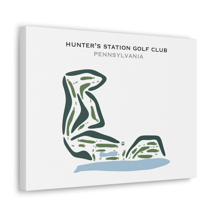 Hunter's Station Golf Club, Pennsylvania - Printed Golf Courses