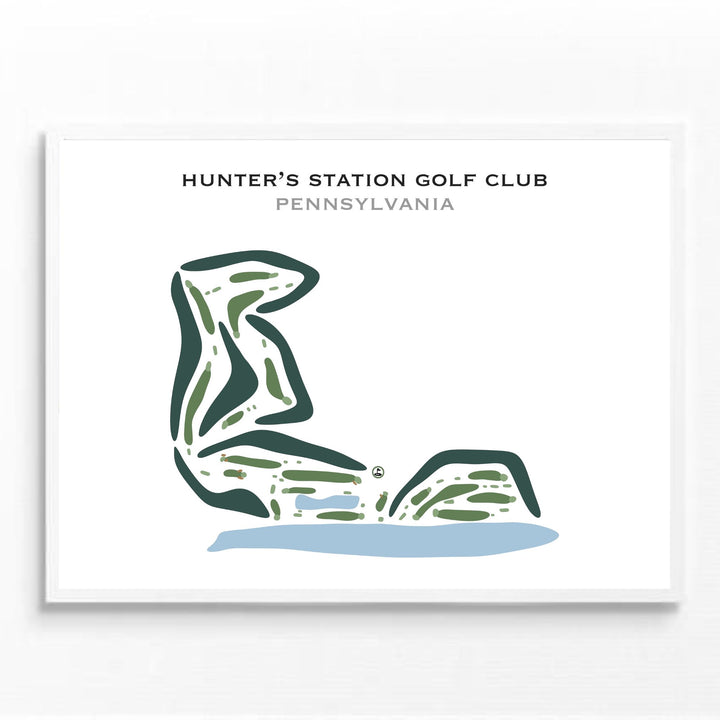 Hunter's Station Golf Club, Pennsylvania - Printed Golf Courses