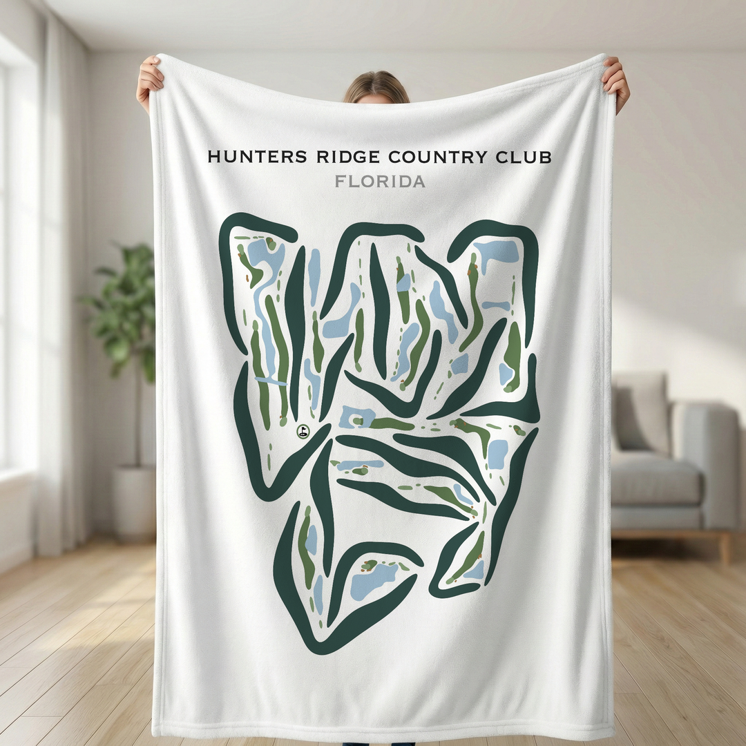 Hunters Ridge Country Club, Florida - Printed Golf Courses