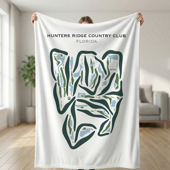 Hunters Ridge Country Club, Florida - Printed Golf Courses