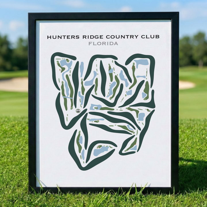 Hunters Ridge Country Club, Florida - Printed Golf Courses