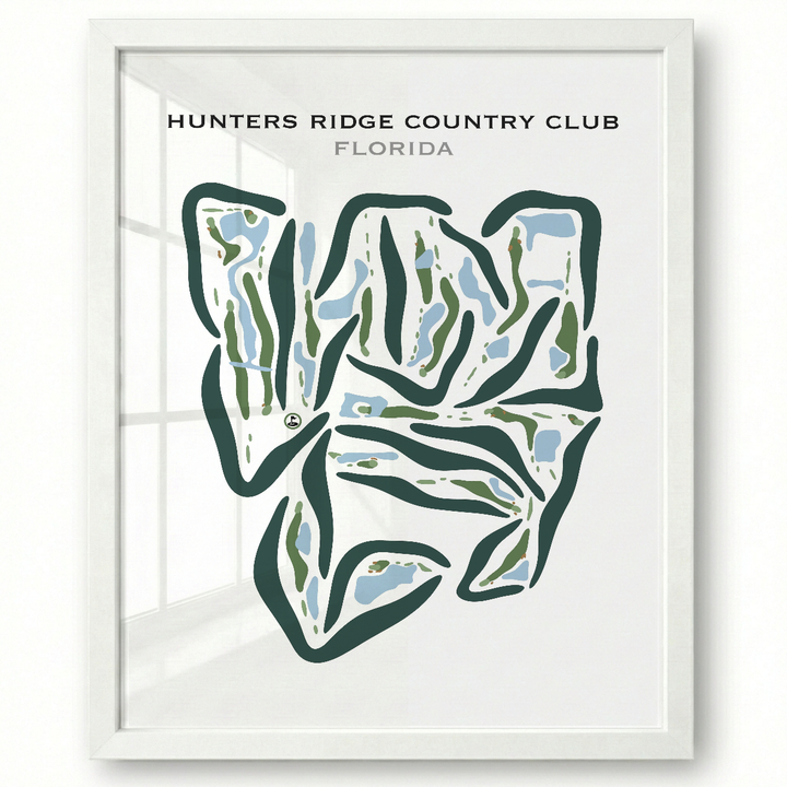 Hunters Ridge Country Club, Florida - Printed Golf Courses
