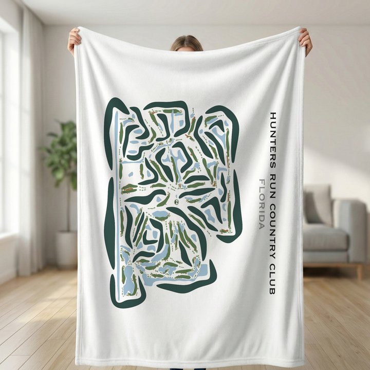 Hunters Run Country Club, Florida - Printed Golf Courses