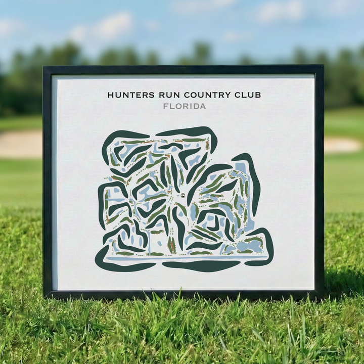 Hunters Run Country Club, Florida - Printed Golf Courses