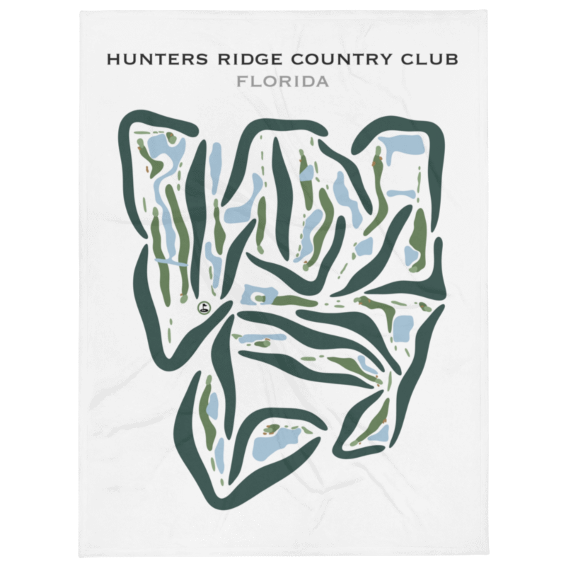 Hunters Ridge Country Club, Florida - Printed Golf Courses