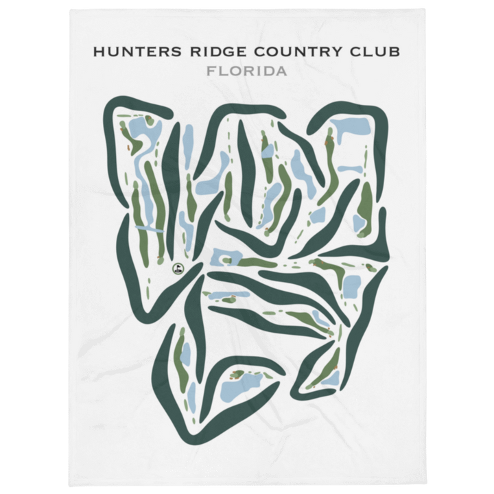 Hunters Ridge Country Club, Florida - Printed Golf Courses