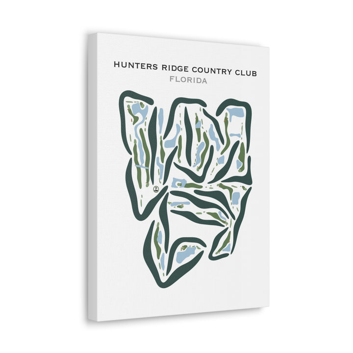 Hunters Ridge Country Club, Florida - Printed Golf Courses