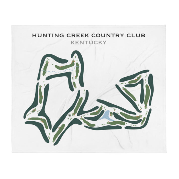 Hunting Creek Country Club, Kentucky - Printed Golf Course