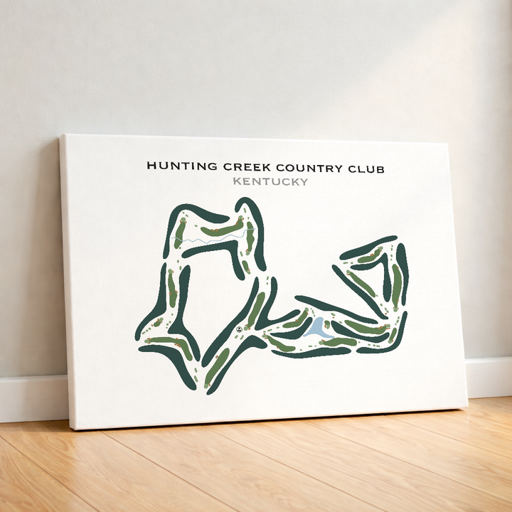 Hunting Creek Country Club, Kentucky - Printed Golf Course