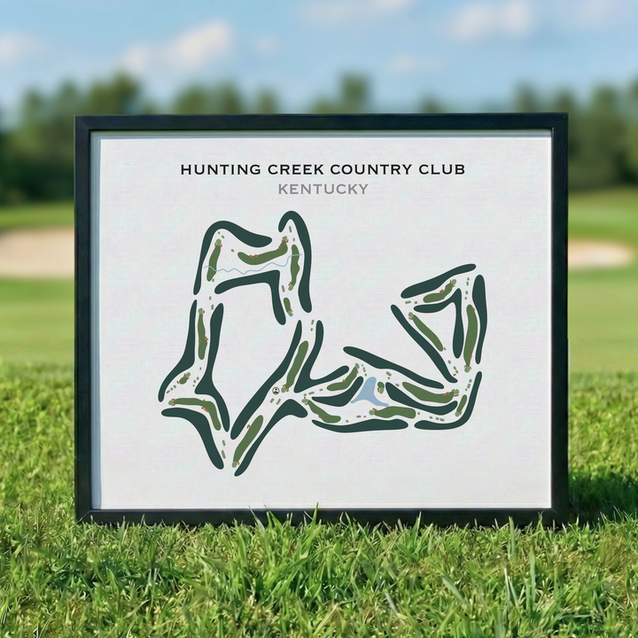 Hunting Creek Country Club, Kentucky - Printed Golf Course