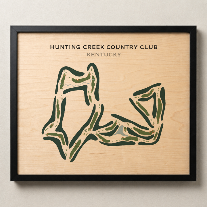 Hunting Creek Country Club, Kentucky - Printed Golf Course