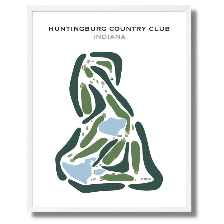 Huntingburg Country Club, Indiana - Printed Golf Courses