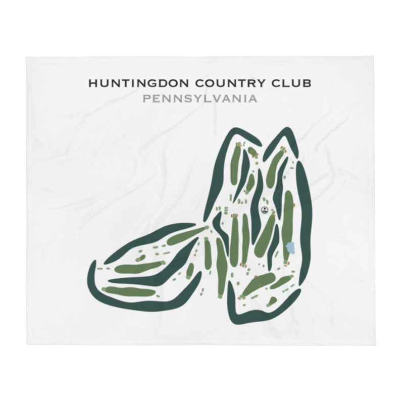 Huntingdon Country Club, Pennsylvania - Printed Golf Courses