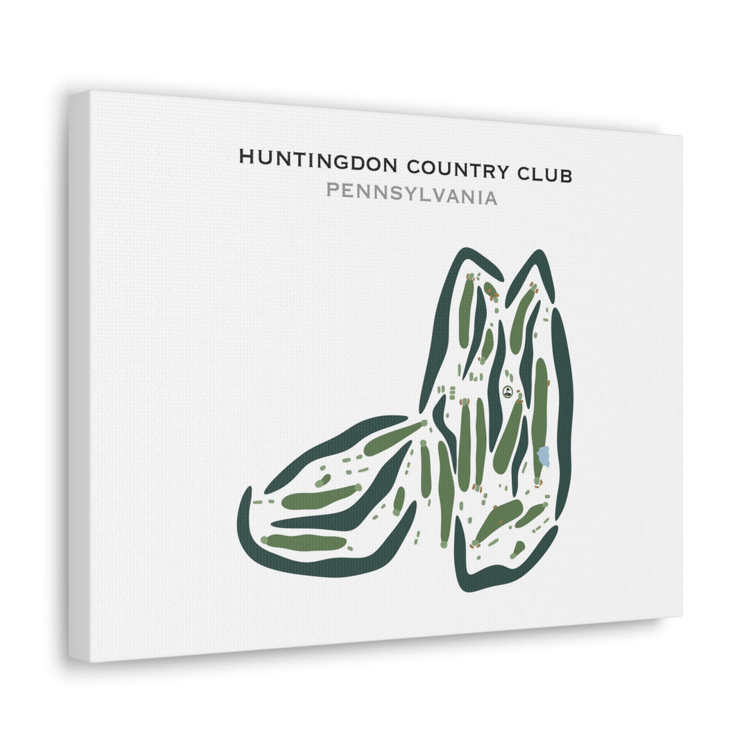 Huntingdon Country Club, Pennsylvania - Printed Golf Courses