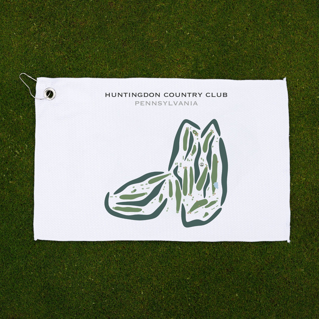 Huntingdon Country Club, Pennsylvania - Printed Golf Courses