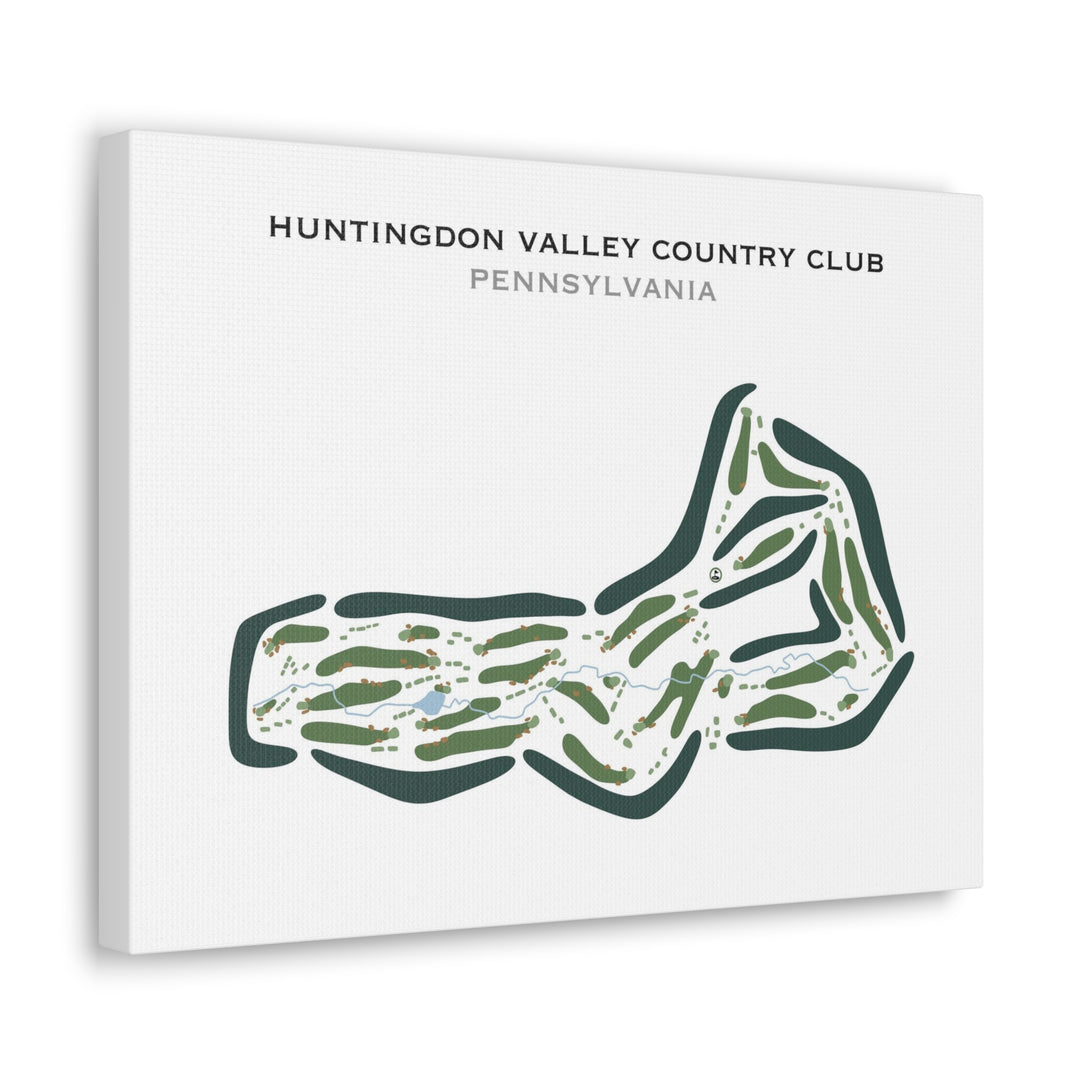 Huntingdon Valley Country Club, Pennsylvania - Printed Golf Courses