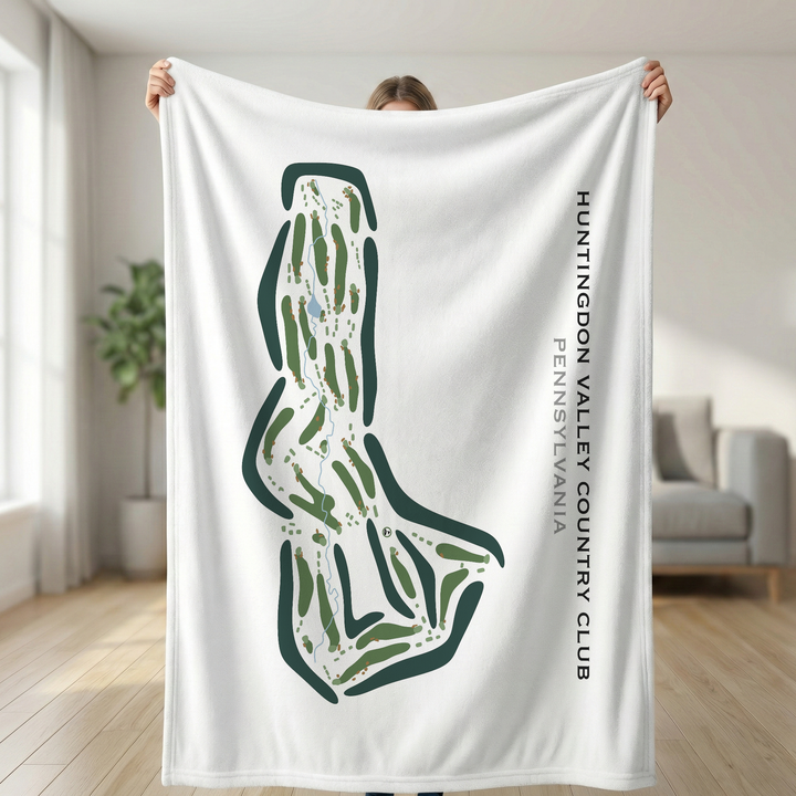 Huntingdon Valley Country Club, Pennsylvania - Printed Golf Courses