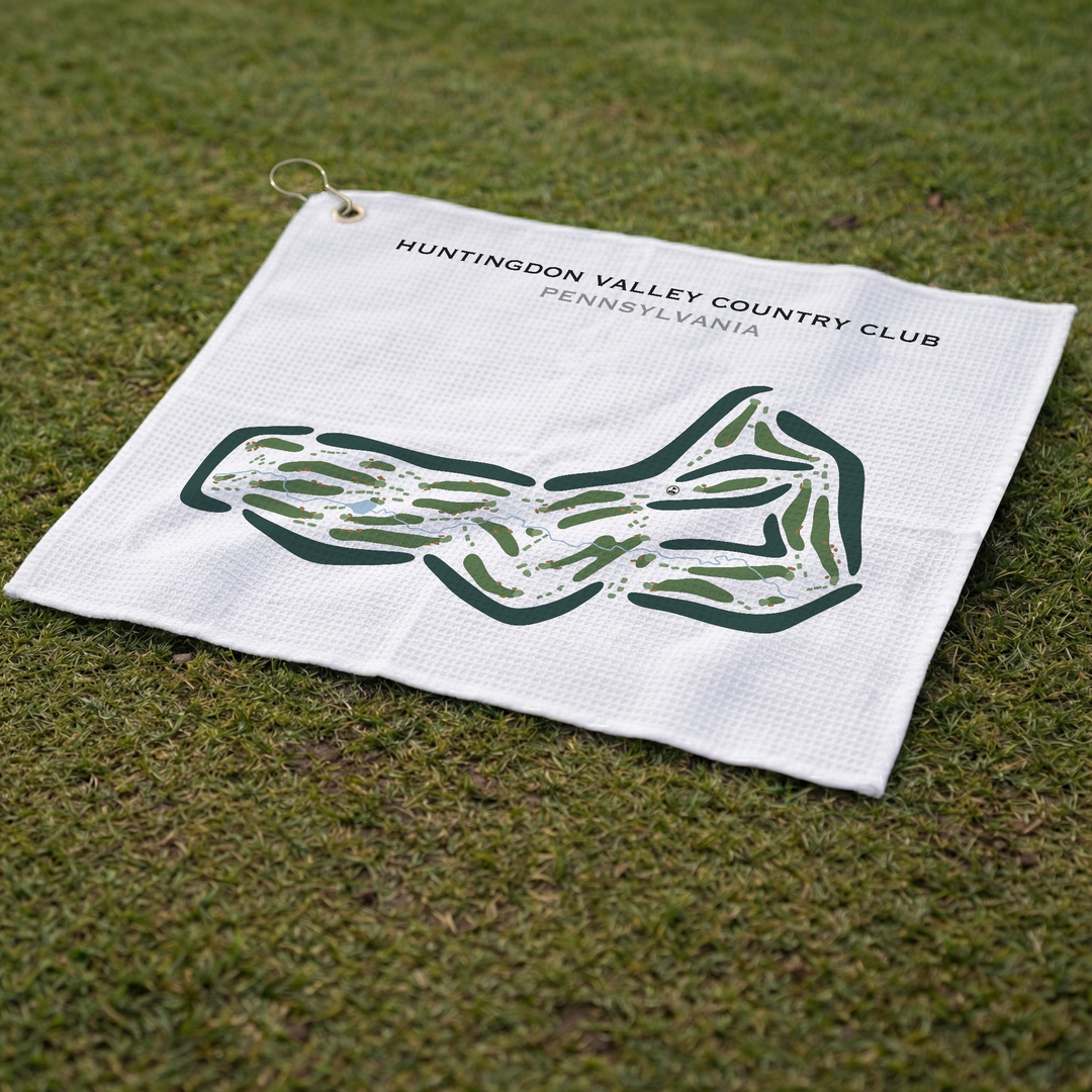 Huntingdon Valley Country Club, Pennsylvania - Printed Golf Courses