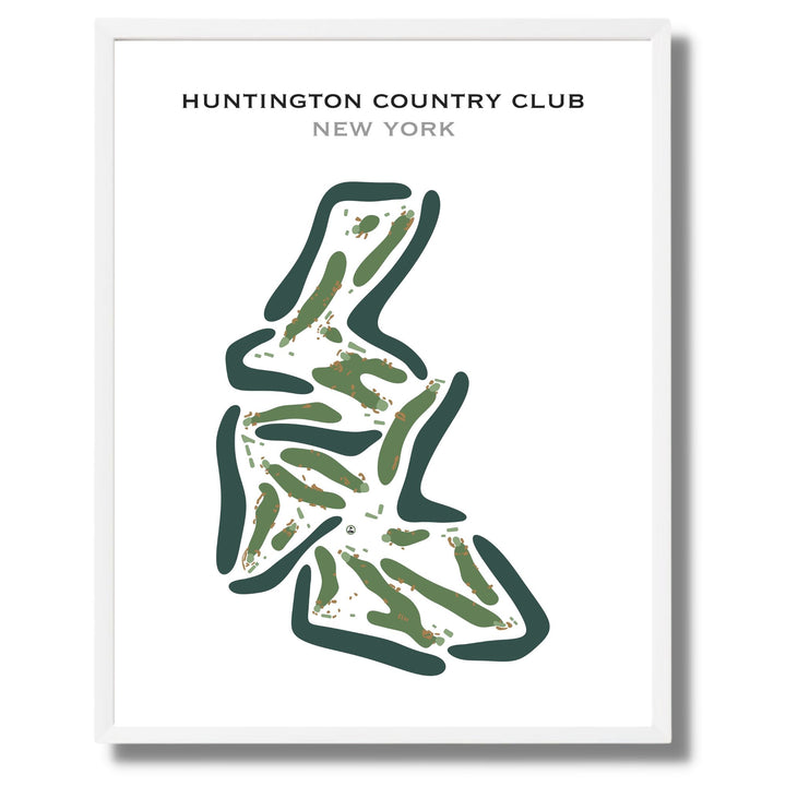 Huntington Country Club, New York - Printed Golf Courses