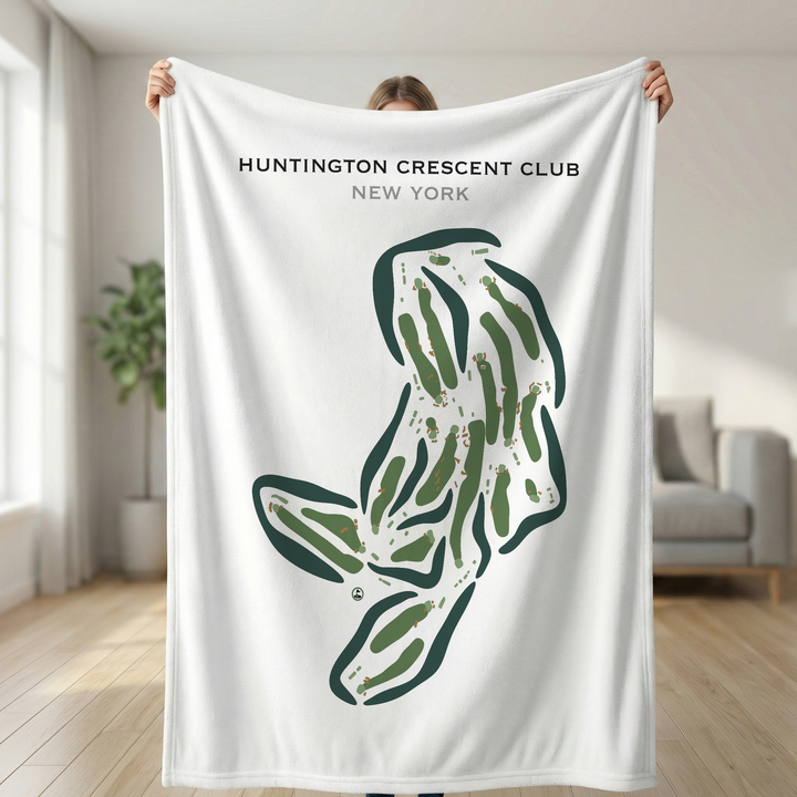 Huntington Crescent Club, New York - Printed Golf Courses